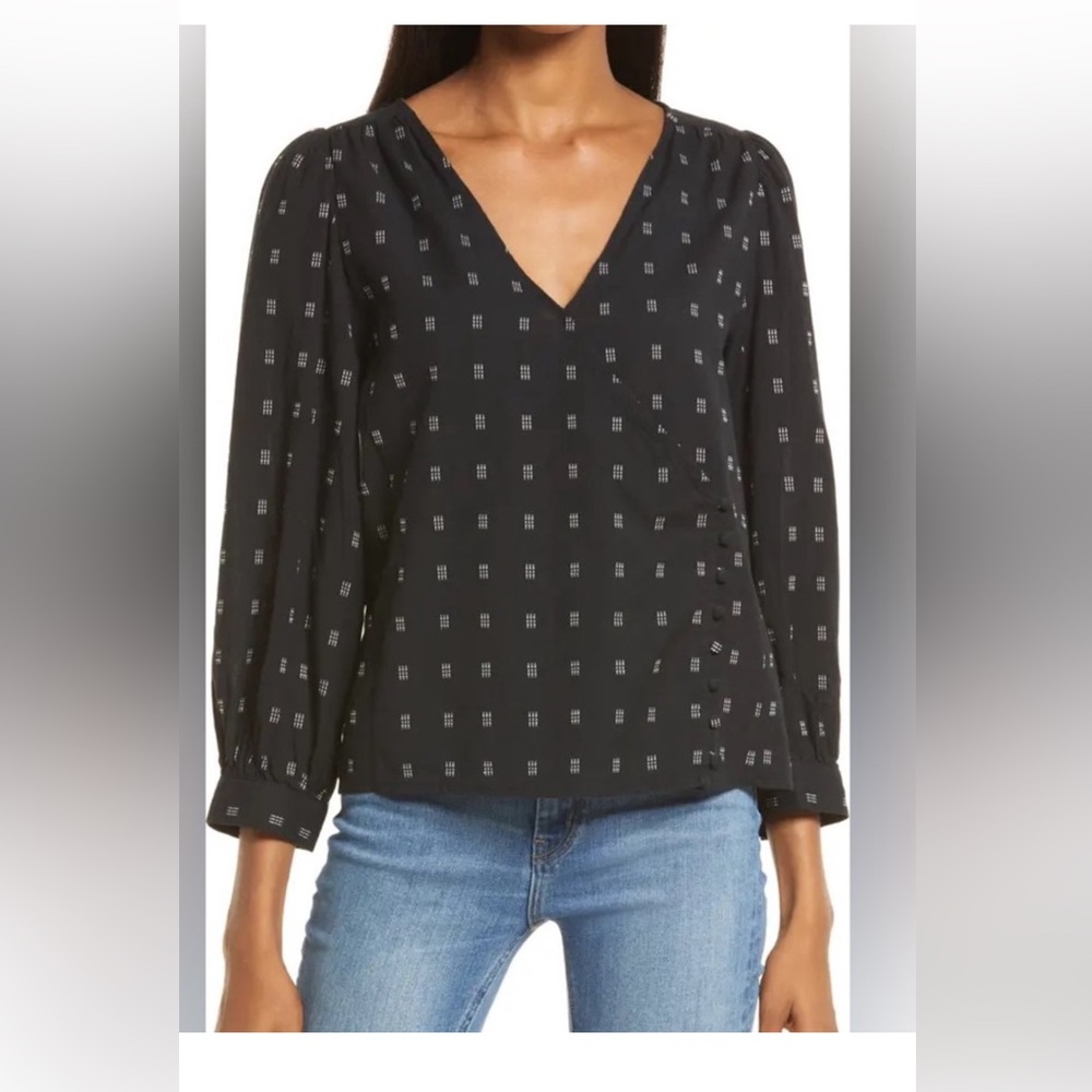 Madewell wrap top